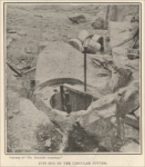 "Pits dug by the circular cutter," in "The Literary Guild," April 1906
