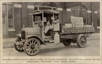 Two-ton Little Giant Truck used by Paine-Fishburn Granite Co., Grand Island, Nebraska.