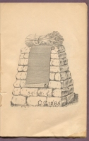 #CC1265 cemetery monument in "New Style Rock Work" catalog, Charles Clements, Wholesale Granite Dealer, Boston Mass., 1890s