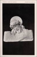 The “Head of Christ,” by G. Moretti, was the first notable piece of sculpture ever made in cream-white Alabama marble.
