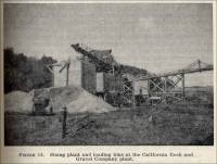 Sizing plant and loading bins at the California Rock and Gravel Company plant