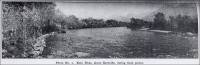 Photo No. 1. Kern River, above Kernville, during flood period." Report XIV of the State Mineralogist - Mines and Mineral Resources of Portions of California, Chapters of State Mineralogist's Report - Biennial Period 1913-1914, pp. 473