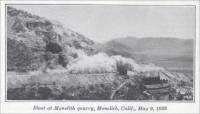 &ldquo;Blast at Monolith quarry, Monolith, Calif., May 9, 1926&rdquo;