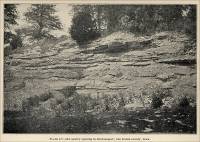 Old quarry opening in Bentonsport, Van Buren County, Iowa
