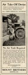 Mount Brothers Air Take-Off Device, Memphis, Missouri, Oct. 1927 advertisement