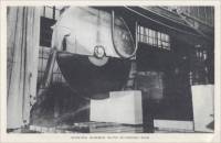 “Sawing marble with diamond saw”  (postcard photo)